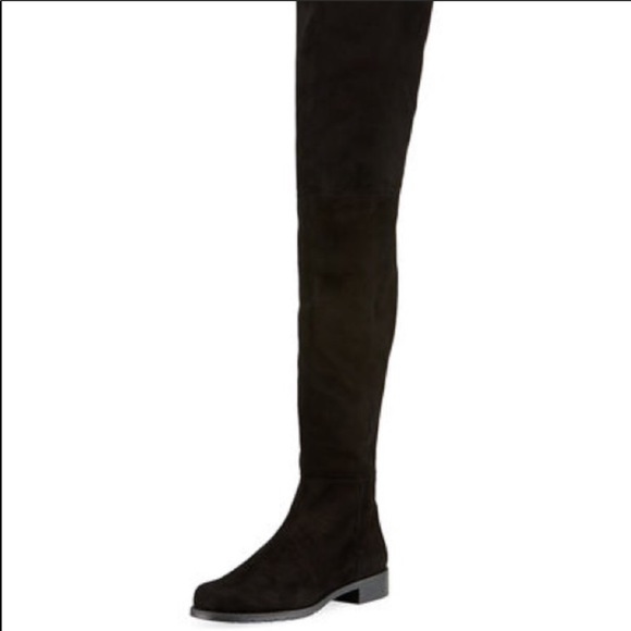 Stuart Weitzman Hilo Over-The-Knee Suede Boots - Picture 4 of 6